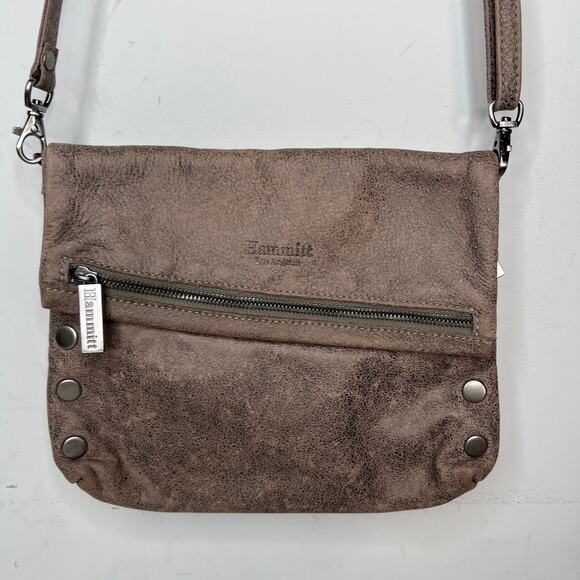 Hammitt VIP Medium Fold Over Leather Crossbody Bag - Picture 3 of 9